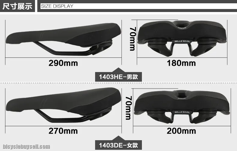 Italy Selle Royal Viento Moderate Men Women Unisex Padded Saddles MTB RB