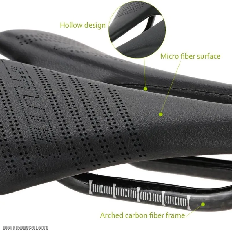 GUB1152 1156 1158 lightWEIGHT bicycle carbon hollow saddle leather saddle