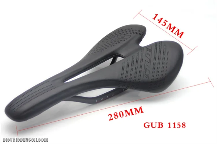GUB1152 1156 1158 lightWEIGHT bicycle carbon hollow saddle leather saddle