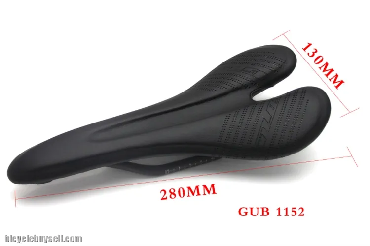 GUB1152 1156 1158 lightWEIGHT bicycle carbon hollow saddle leather saddle