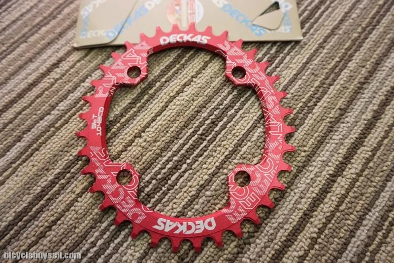 Deckas 104mm BCD 34T 36T 38T Performance Single Chain Ring | Rotor Egg Design