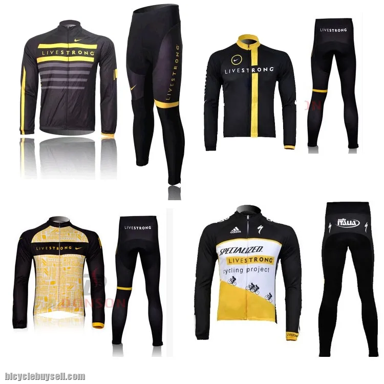 New Cycling Livestrong team  Long Jersey adidas