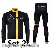 New Cycling Livestrong team  Long Jersey adidas