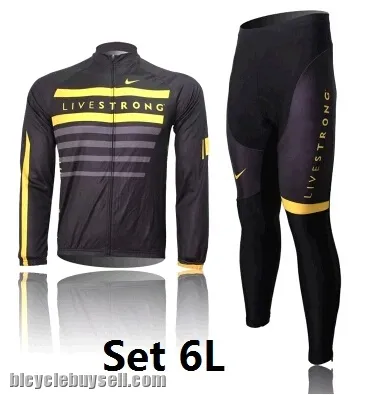 New Cycling Livestrong team  Long Jersey adidas
