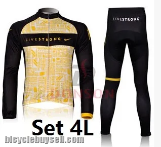 New Cycling Livestrong team  Long Jersey adidas