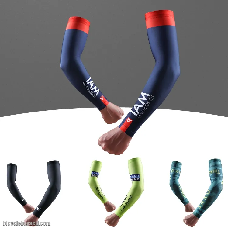 Arm warmer UV heat protection cycling long sleeves running compression 2 pcs