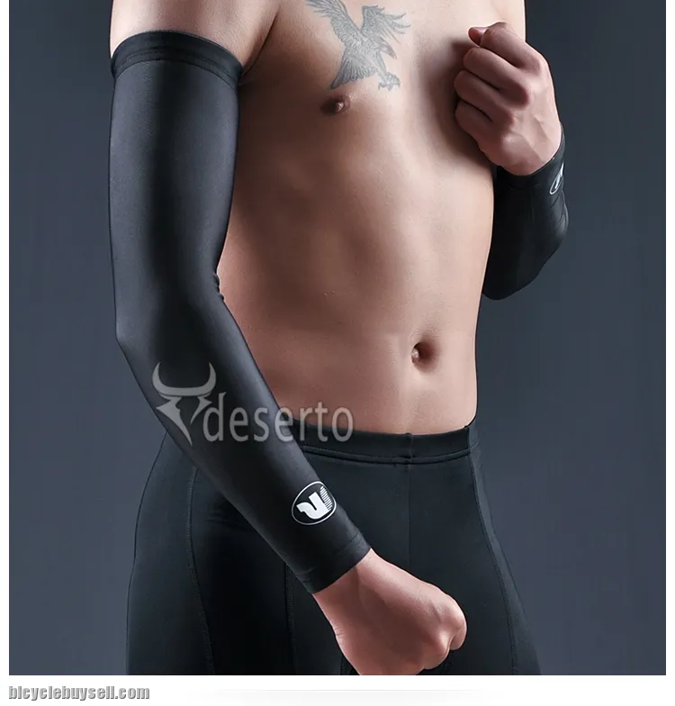 Arm warmer UV heat protection cycling long sleeves running compression 2 pcs
