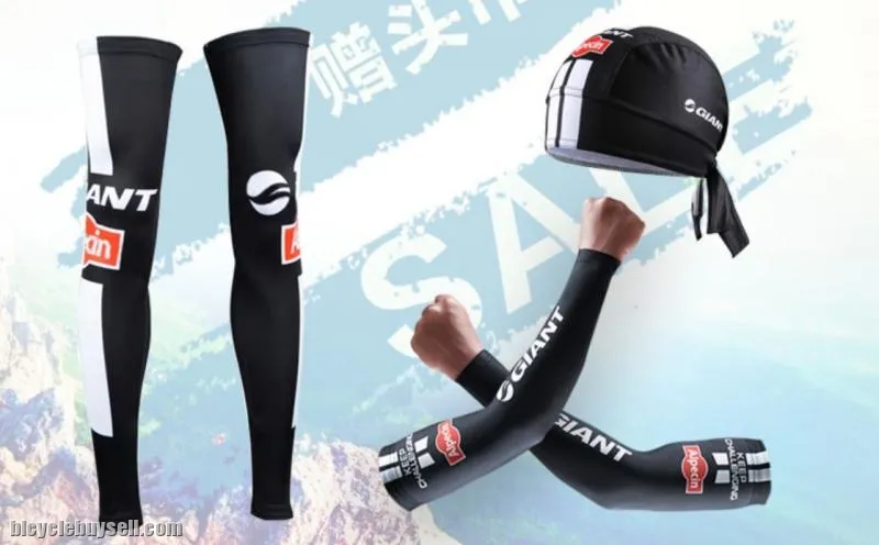 UV heat protection leg arm warmer cap bandana Cycling compression 5 / sets
