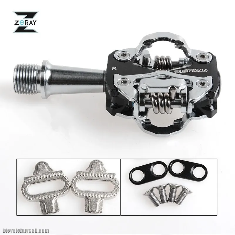 ZeRay MTB Pedals ZP-108S SPD Compatible Pedals Dual sided Road Bike shimano m520 130g ultralight
