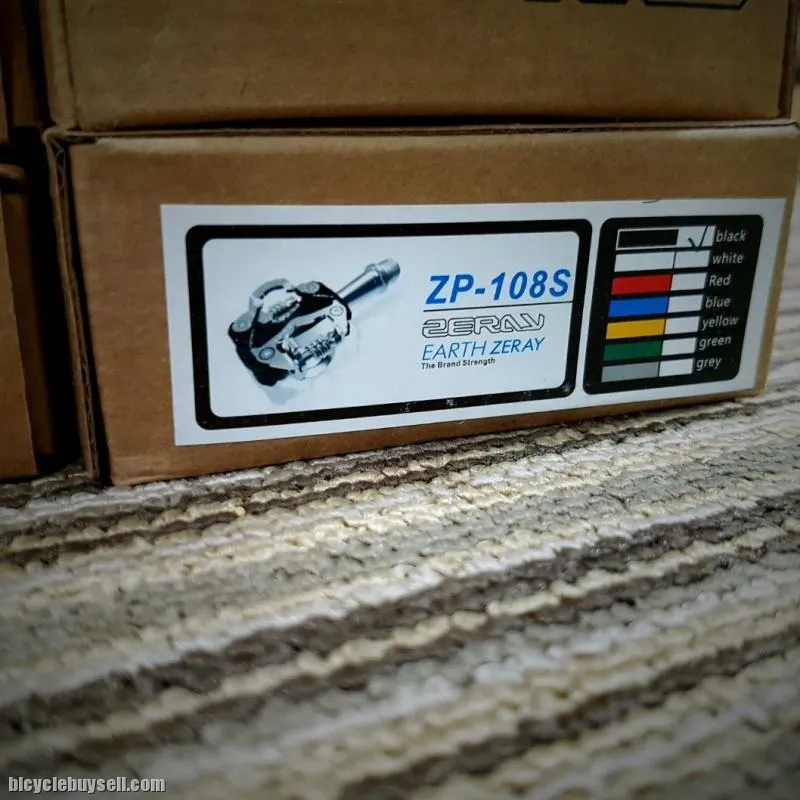 ZeRay MTB Pedals ZP-108S SPD Compatible Pedals Dual sided Road Bike shimano m520 130g ultralight