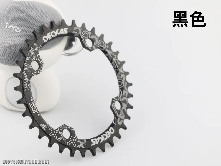 Deckas 104mm BCD 34T 36T 38T Performance Single Chain Ring | Rotor Egg Design