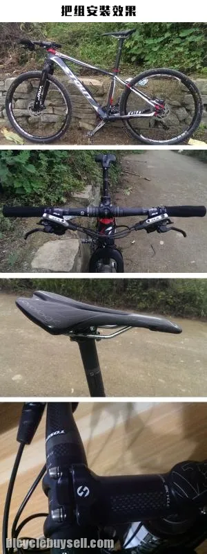 Toseek 760mm carbon 3K UD stem seatpost flat riser handlebar warranty
