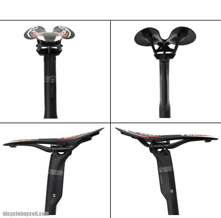 TOSEEK 3K Full Carbon AERO Racing Seatpost 27.2/30.8/31.6mm For Road Bike