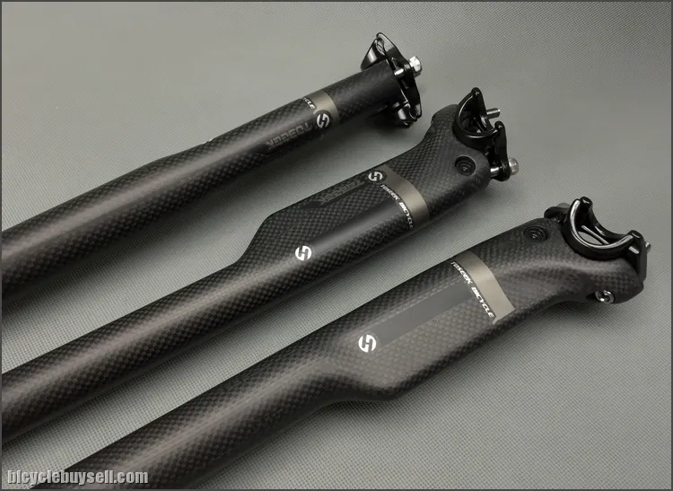 TOSEEK 3K Full Carbon AERO Racing Seatpost 27.2/30.8/31.6mm For Road Bike