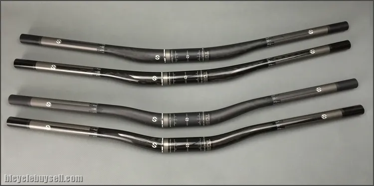 Toseek downhill offroad 750/820mm 15mm 25mm rise Full carbon handlebar MTB XC