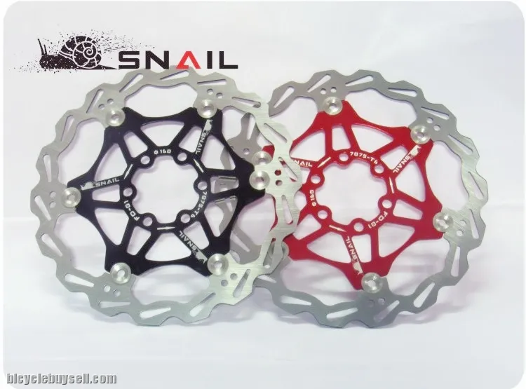 SNAIL BRAKE FLOAT FLOATING DISC 160MM 180MM ice tech deore xt