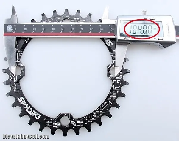 Deckas 104mm BCD 34T 36T 38T Performance Single Chain Ring | Rotor Egg Design