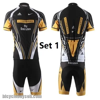 Livestrong shorts sleeve cycling jersey padded