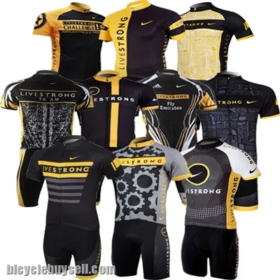 Livestrong shorts sleeve cycling jersey padded