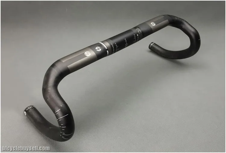Original Toseek Carbon round t800 road handlebar dropbar road 380 / 400 / 420  /440mm Glossy
