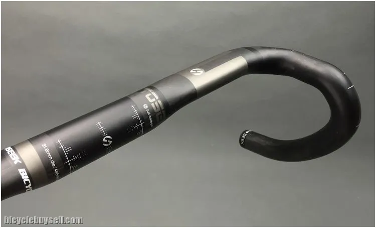 Original Toseek Carbon round t800 road handlebar dropbar road 380 / 400 / 420  /440mm Glossy