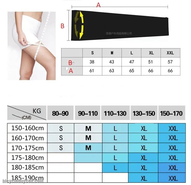 2pcs Unisex Cycling Leg Warmers lycra UV protection sunlight non-slip (plain black)