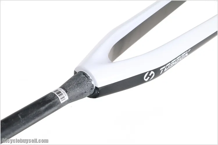 Toseek carbon fiber bike fork Tapered Rigid Bicycle Fork mtb bike disc brake 26/27.5/ 29 QR