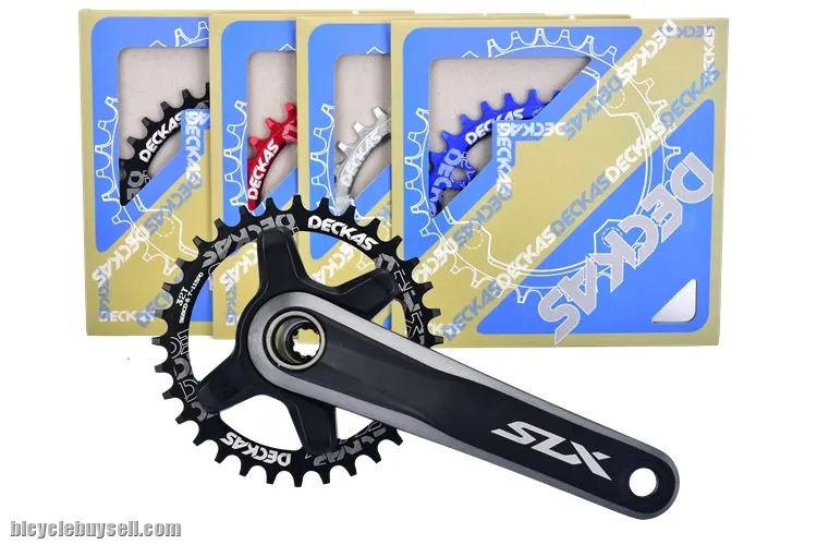 Deckas BCD96 XTR XT SLX Single Chainring Narrow wide Oval x1 MTB 32 34 36 38T Black