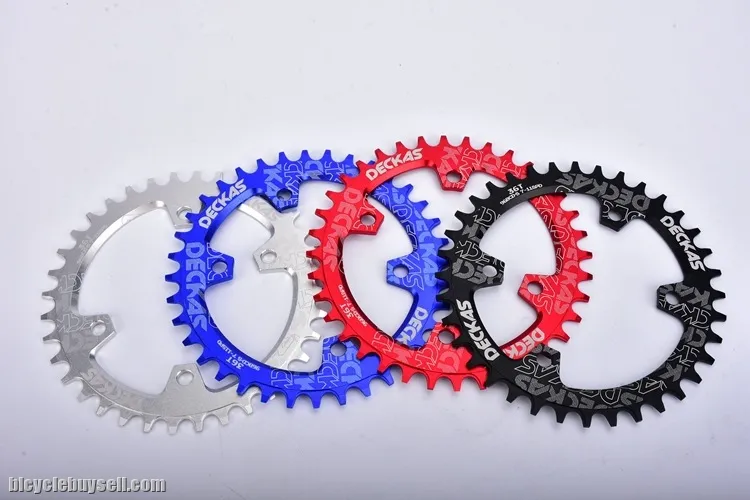 Deckas BCD96 XTR XT SLX Single Chainring Narrow wide Oval x1 MTB 32 34 36 38T Black