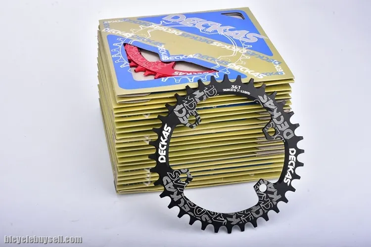 Deckas BCD96 XTR XT SLX Single Chainring Narrow wide Oval x1 MTB 32 34 36 38T Black