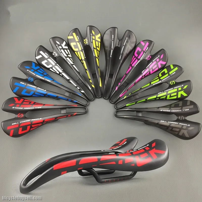 Toseek full carbon saddle Hollow GREY instock
