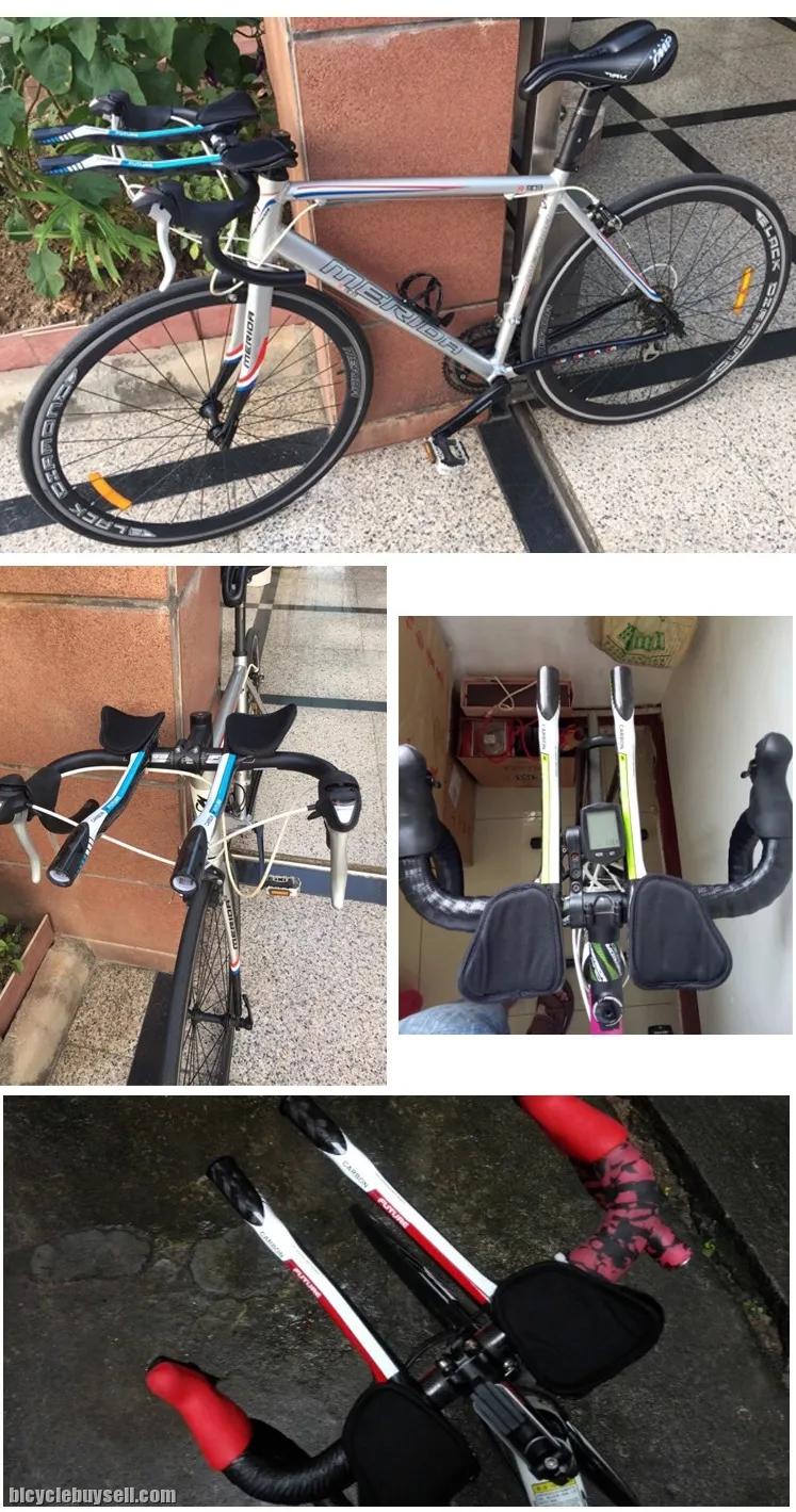 Toseek Full carbon TT bar aero handlebar 3k 12k