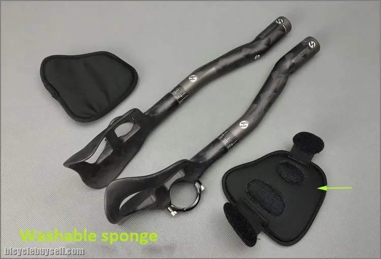 Toseek Full carbon TT bar aero handlebar 3k 12k