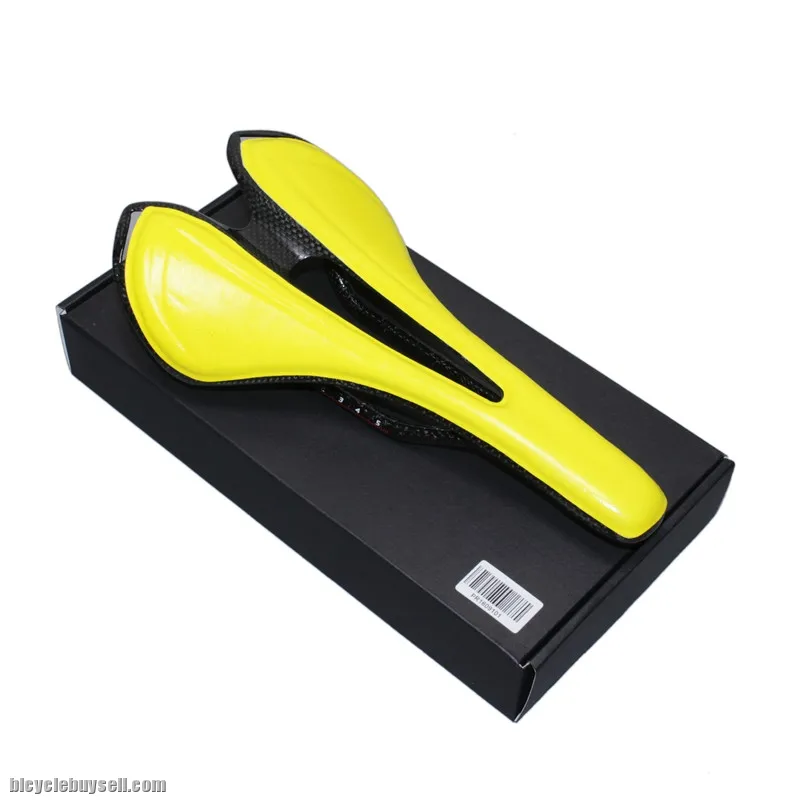 Leather carbon fibre saddle carbon rail superlight rb racing comfort