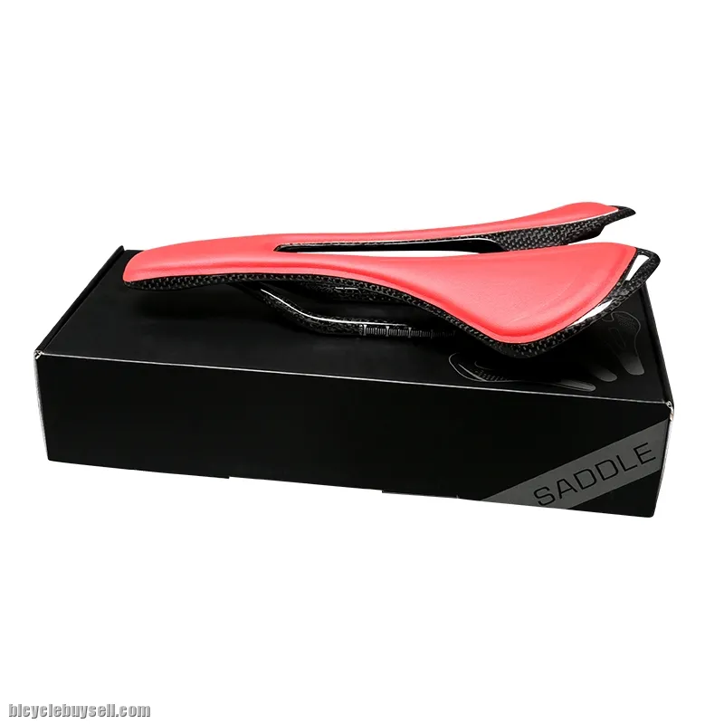 Leather carbon fibre saddle carbon rail superlight rb racing comfort