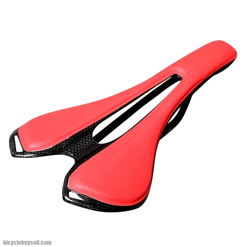 Leather carbon fibre saddle carbon rail superlight rb racing comfort