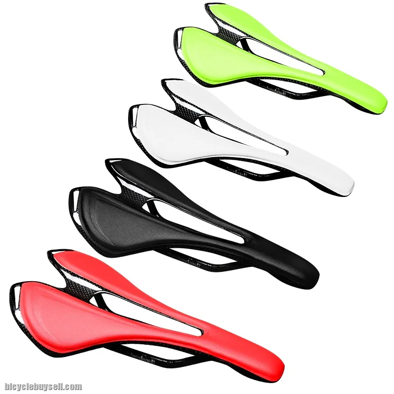 Leather carbon fibre saddle carbon rail superlight rb racing comfort