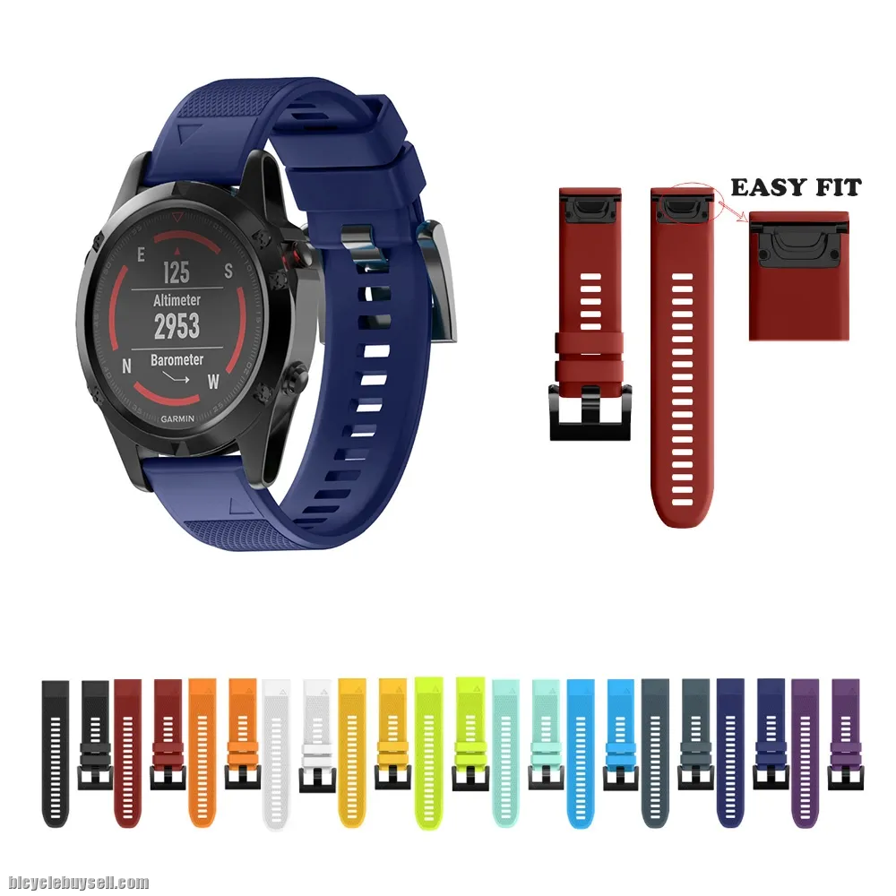 Garmin Fenix 5 5x plus 6 22mm 20mm 26mm replacement watch band