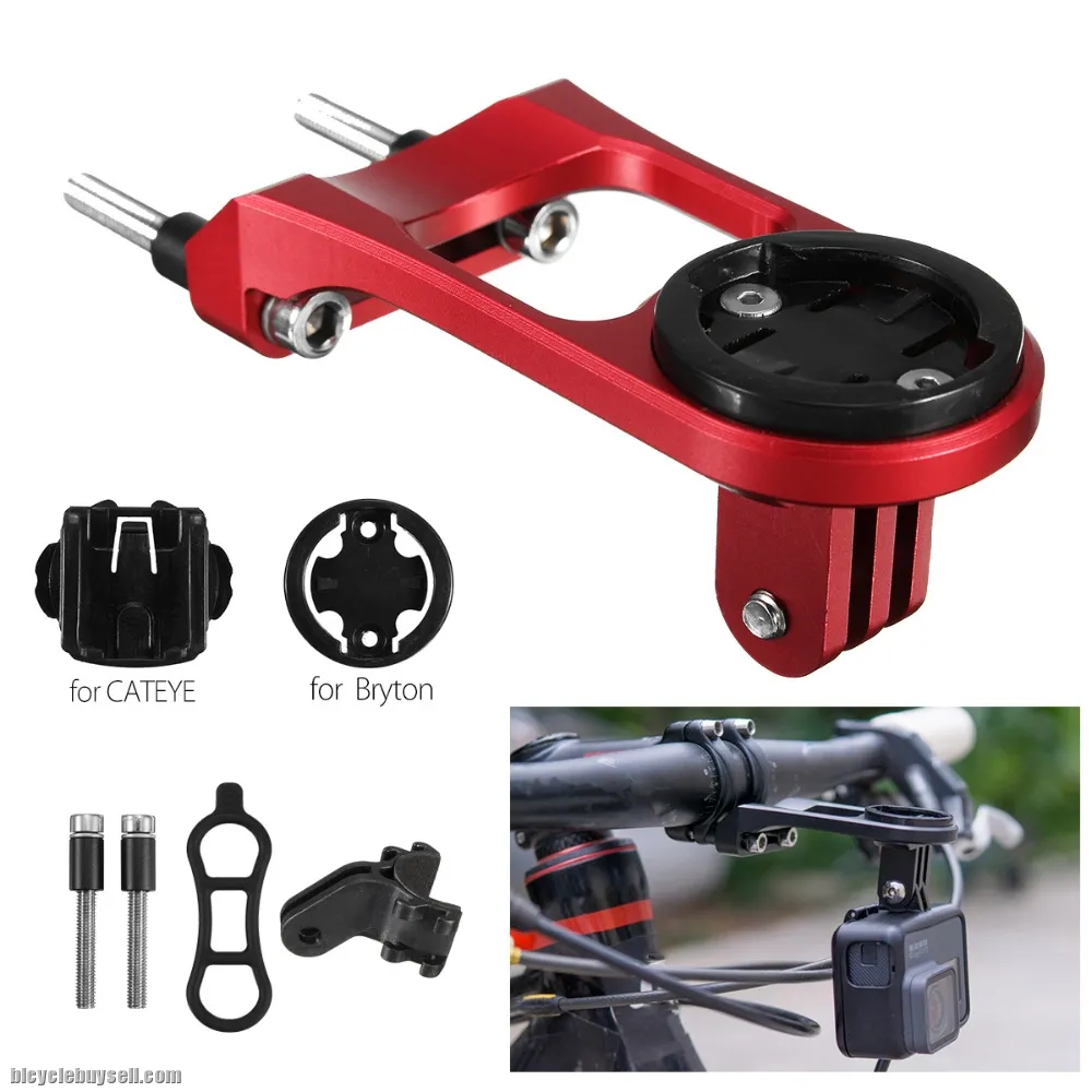 BICYCLE STEM MOUNT HOLDER GARMIN EDGE BRYTON GPS COMPUTER GOPRO CAMERA LIGHT cateye