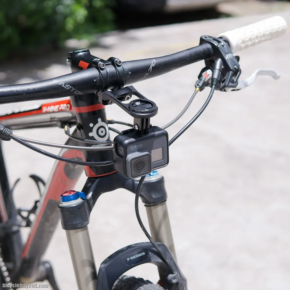BICYCLE STEM MOUNT HOLDER GARMIN EDGE BRYTON GPS COMPUTER GOPRO CAMERA LIGHT cateye