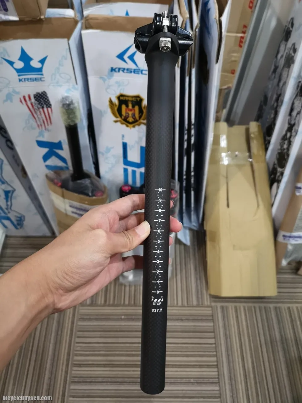 Full carbon lightweight T700 seat post 350mm 400mm seatpost (glossy)