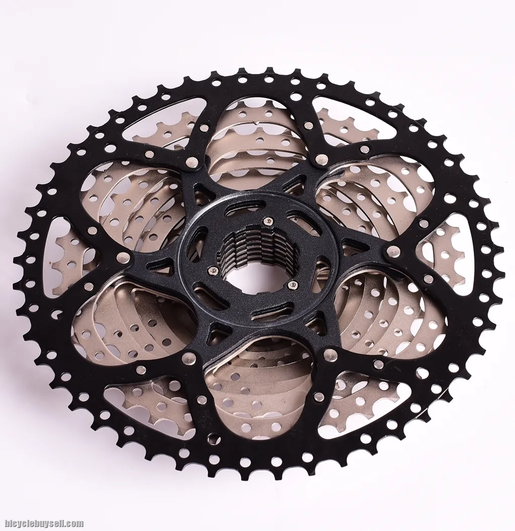 Bolany 10s Cassette 10 Speed 11-42t 46t 50t silver black | Sunrace Shimano Bolany