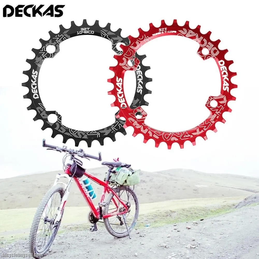 Deckas 104mm BCD 34T 36T 38T Performance Single Chain Ring | Rotor Egg Design