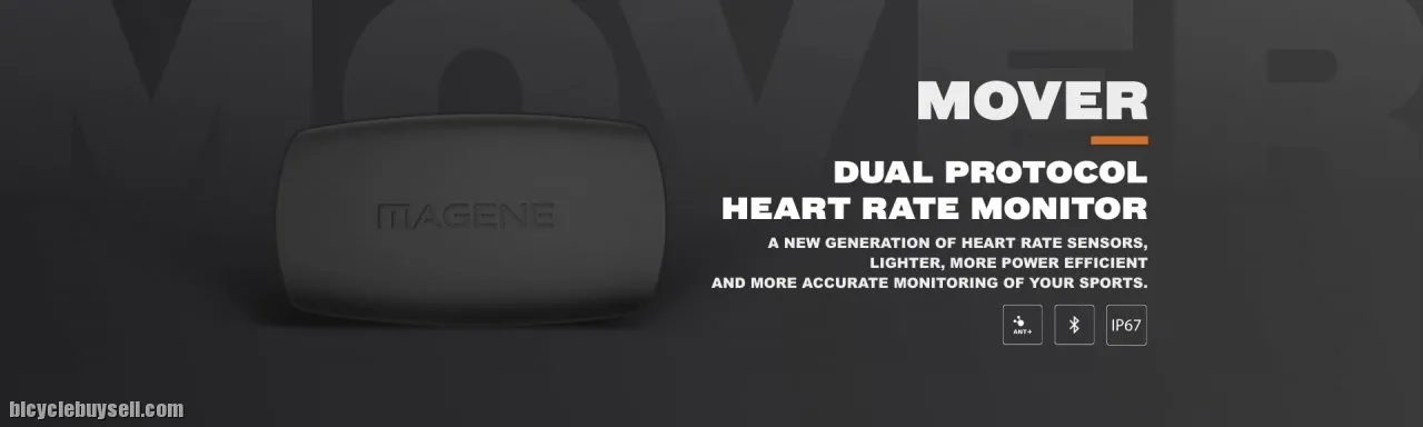 Magene MOVER H64 Dual Mode ANT+  Bluetooth 4.0 HRM With Chest Strap
