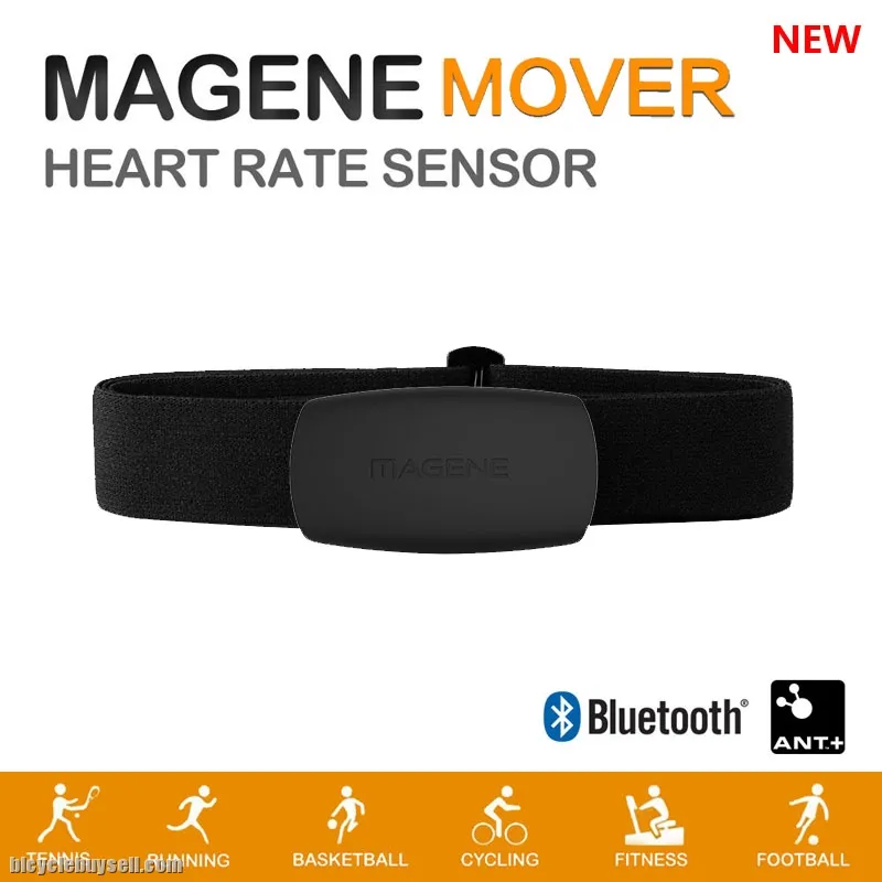 Magene MOVER H64 Dual Mode ANT+  Bluetooth 4.0 HRM With Chest Strap