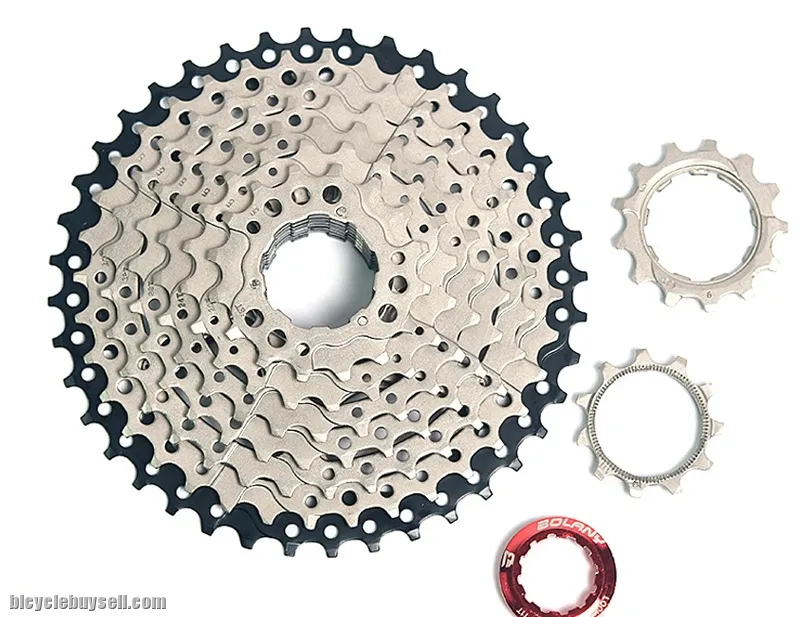 BOLANY 9s 27s 11-40T Climbing cassette Black silver | Shimano Sunrace Sunshine
