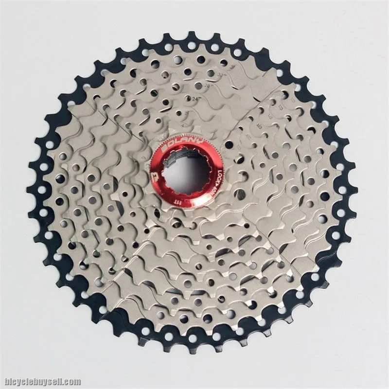 BOLANY 9s 27s 11-40T Climbing cassette Black silver | Shimano Sunrace Sunshine
