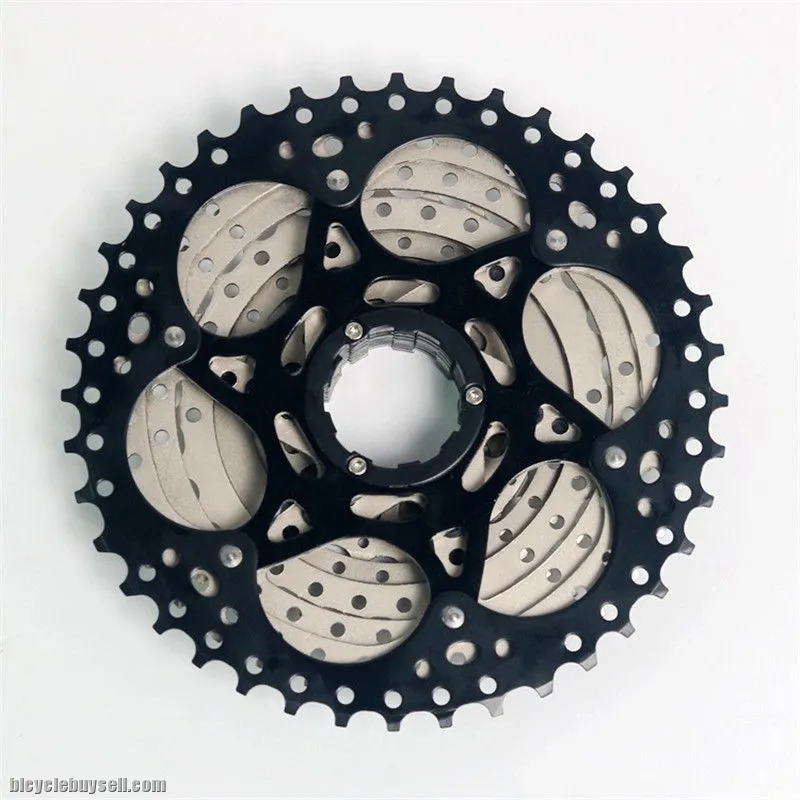 BOLANY 9s 27s 11-40T Climbing cassette Black silver | Shimano Sunrace Sunshine