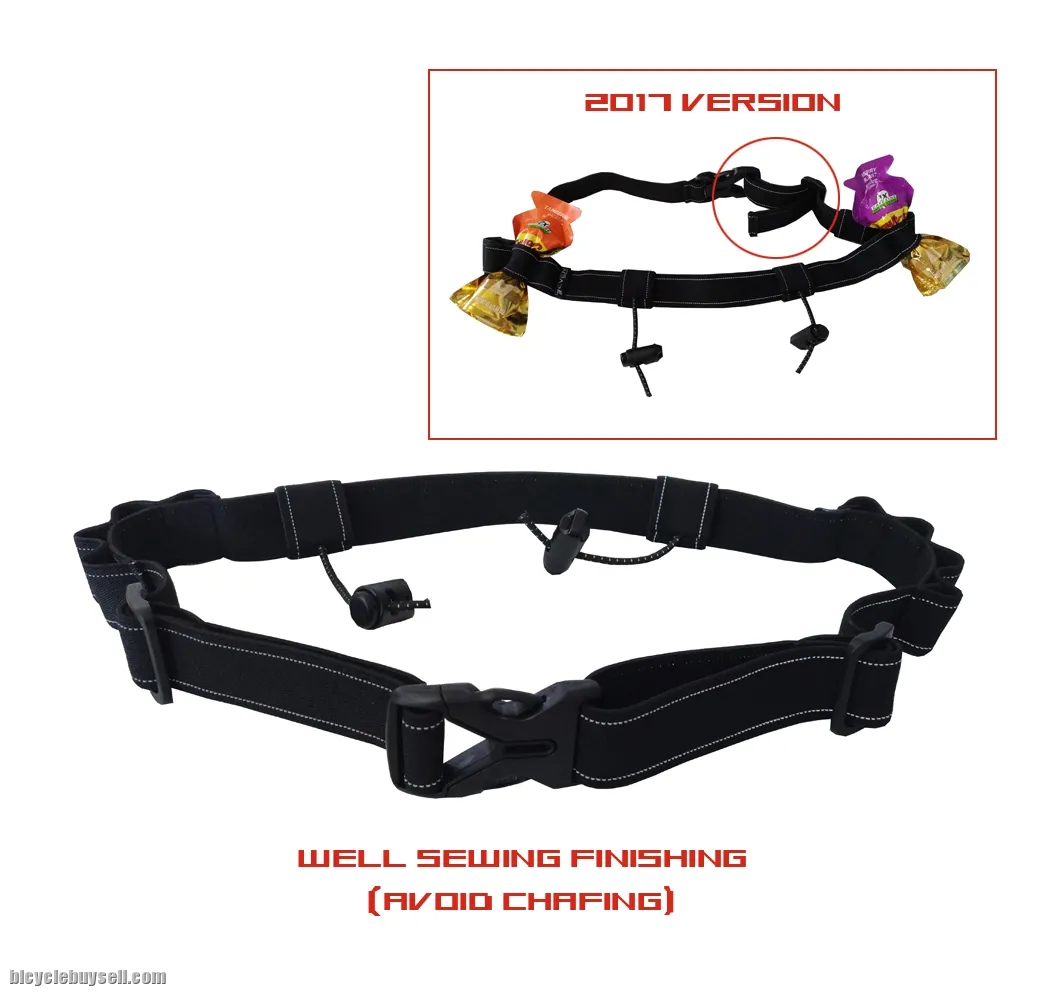7EVEN SPORT Race Bib Belt (8 Gel Loops and Reflective) -RM19.90/pc