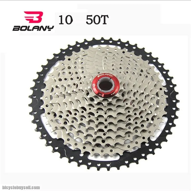 Bolany 10s Cassette 10 Speed 11-42t 46t 50t silver black | Sunrace Shimano Bolany